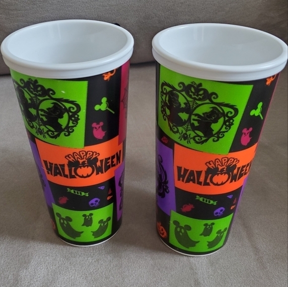Disney Parks Halloween Minnie Pluto Mickey Goofy Trick or Treat Tumblr Cups set - Picture 3 of 6